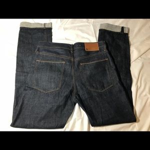 SLIQ  low waist slim leg blue Demi jeans 33
